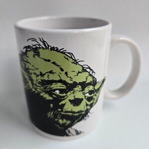 Star Wars Yoda Ceramic Coffee Mug By Zak!  White/Green 11oz Tea Cup